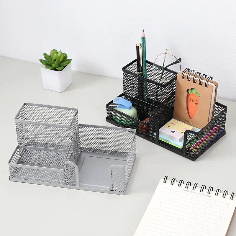 Chic Iron Four-Compartment Organizer