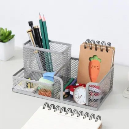 Chic Iron Four-Compartment Organizer