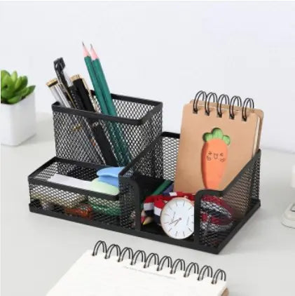 Chic Iron Four-Compartment Organizer